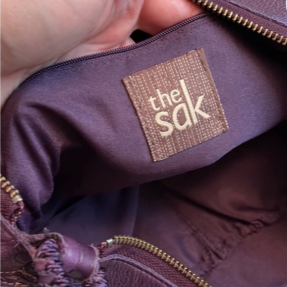 THE SAK Purple Leather Women's Bag - Picture 6 of 10